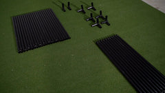 SimBox Golf Simulator Enclosure - 7 sizes, Pro + Impact Screen and Frame INCLUDES FREE SIDE BARRIERS
