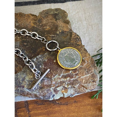 ST. BENEDICT TOGGLE NECKLACE